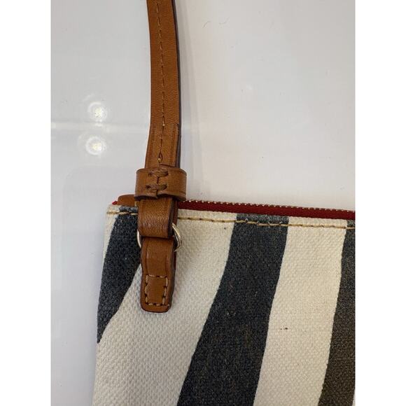 Vintage Dooney and Bourke Small Triple Zip Zebra Print Crossbody J343423 - Picture 8 of 14